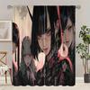 2 шт. - Японские полиэстеровые шторы с татуировкой гейши, шторы с кулиской 42*84, Декор для спальни, гостиной, домашней комнаты