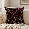 Christmas tree bells snowman Cushion Cover Linen Minimalist Soft  for Sofa Bed Home Room Decor