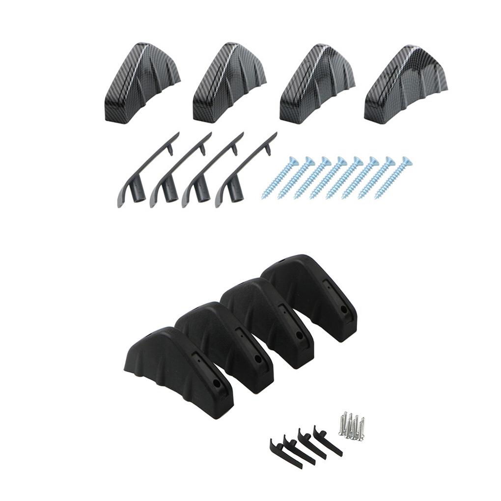 Универсальные диффузоры заднего бампера автомобиля, сменные спойлеры для автомобиля, модифицированные аксессуары для украшения автомобиля