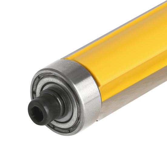 Фреза с заподлицо с подшипником, предотвращающая вырыв, круглый хвостовик, направляющая шаблона 8 мм