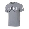 Повседневная удобная футболка с короткими рукавами для бега на открытом воздухе, фитнеса и тренировок, мужские топы светло-серого цвета DV1446-091