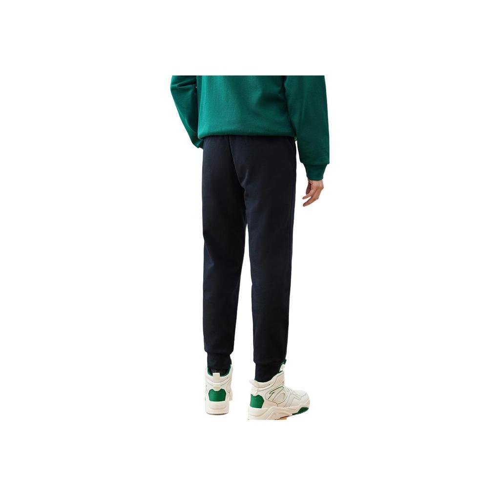 Anta Спортивные брюки с однотонным принтом и завязками на шнурке, мужские брюки, черные 152241329N-1