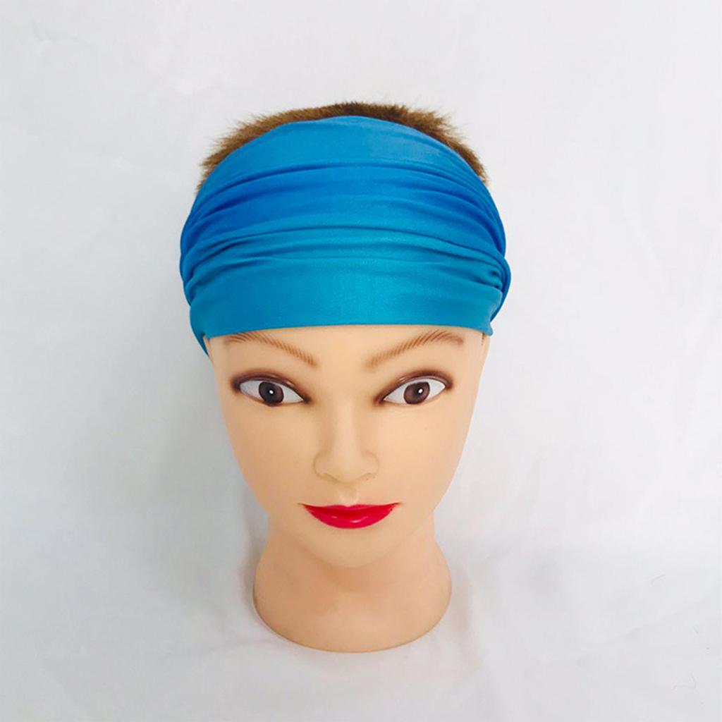 (Projector)Women's Printed Headband Sports Hair With A Wide Edge Yoga Headband Soft Hair Band Headdress Bundle Hair Band