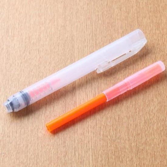 Маркер-хайлайтер Muji из полипропилена, с колпачком, оранжевый, NBC45A8A