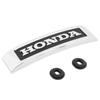 Kijima Motorcycle Parts Emblem Honda Genuine Logo L 185mm + Bush X2 Silver Z9-14-040