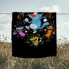 1PC Oggy Blanket Flannel Throw for Sofa, Indoor, Camping, Living Room, Office, Chair, And Bed Soft Birthday Christmas Gift
