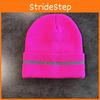 Stylish Mens Knit Hat With Reflective Stripes For Winter Warmth Cold Weather Style Headgear
