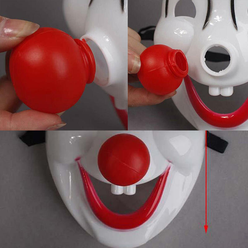 Хэллоуин забавный карнавальный костюм маска для вечеринки красный нос клоун маскарад тушь маски