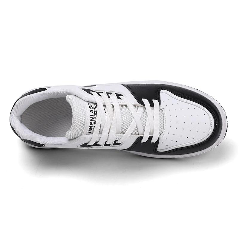 Plus Size39-47Men's Casual Sports Shoes with Personalized Design Lightweight and Versatile Leather Comfortable Men's Board Shoes