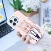Чехол для телефона в стиле каваи с лисой (кицунэ) для iPhone 16 17 15 14 12 13 Pro Max, черный цвет, ударопрочный чехол