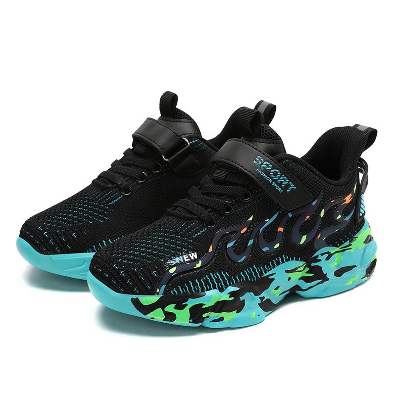 Fashion Kids Sneakers Lightweight Shoes Boys Trainer Sneakers Breathable Running Shoes Children Sport Shoes