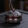 1 Pcs Dragon Phoenix Fingertip Stove Three Foot Small Incense Burner Creative Alloy Decoration Aromatherapy Stove