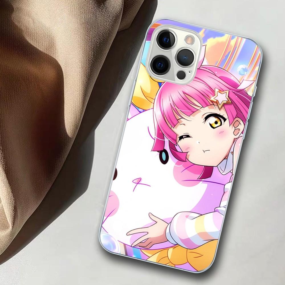 Чехол для телефона Love Live Anime для iPhone 15 14 11 12 13 Mini Pro XS Max Чехол 6 7 8 Plus X XR SE 2020 Funda Shell