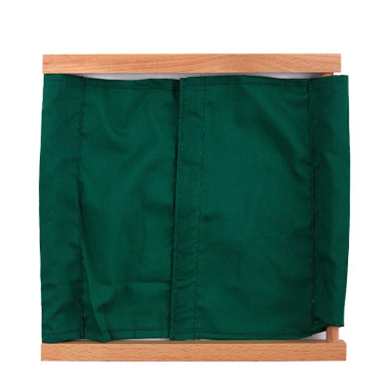 Детские деревянные игрушки Монтессори для малышей, практичные пуговицы для одежды, рамка для образования и обучения