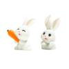 10Pieces Garden Accessories Rabbit Miniatures Figures for Easters Decors Landscape Ornaments and Potted Plant Terrariums