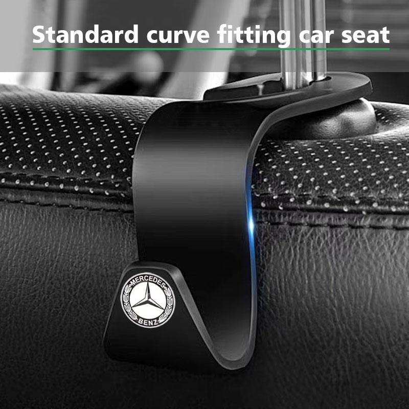 Auto Sitz Kopfstützenhaken Aufbewahrungshänger Autoinnenzubehör Für Mercedes-Benz C500 C200 C300 A B C E GLA CLA GLK GL ML GLE V177 W247 W176 W207