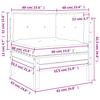 Garden Corner Sofa with Cushions 2 pcs Solid Douglas Fir Wood