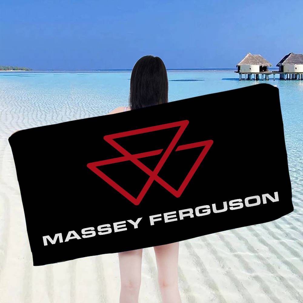 M-Massey F-Ferguson Микрофибра Пляжное полотенце Впитывающее Быстросохнущее Мягкое Йога Плавание Курорт Альпинизм Полотенце