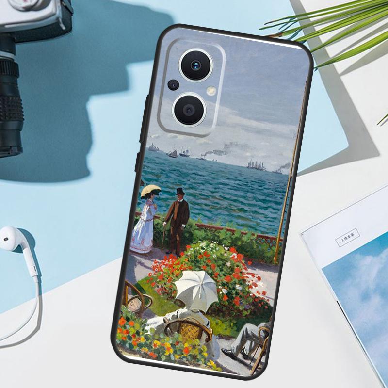 Масляная живопись Моне Чехол для OPPO Reno 14 Pro 10 11 12 13 14F 13F 12F 11F 7 8 Lite OPPO Find X9 X6 X5 X8 Pro Чехол