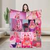 Ники Минаж Pink Friday 2 Тур Мягкое одеяло Путешествия Офис Плюшевое покрывало Узор На открытом воздухе Фланелевое покрывало на кровать Чехол для дивана-кровати