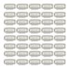 40pcs Wig Clip Set Stainless Steel DIY 9 Teeth Snap Comb Hair Extension Clips Accessories 1.3in