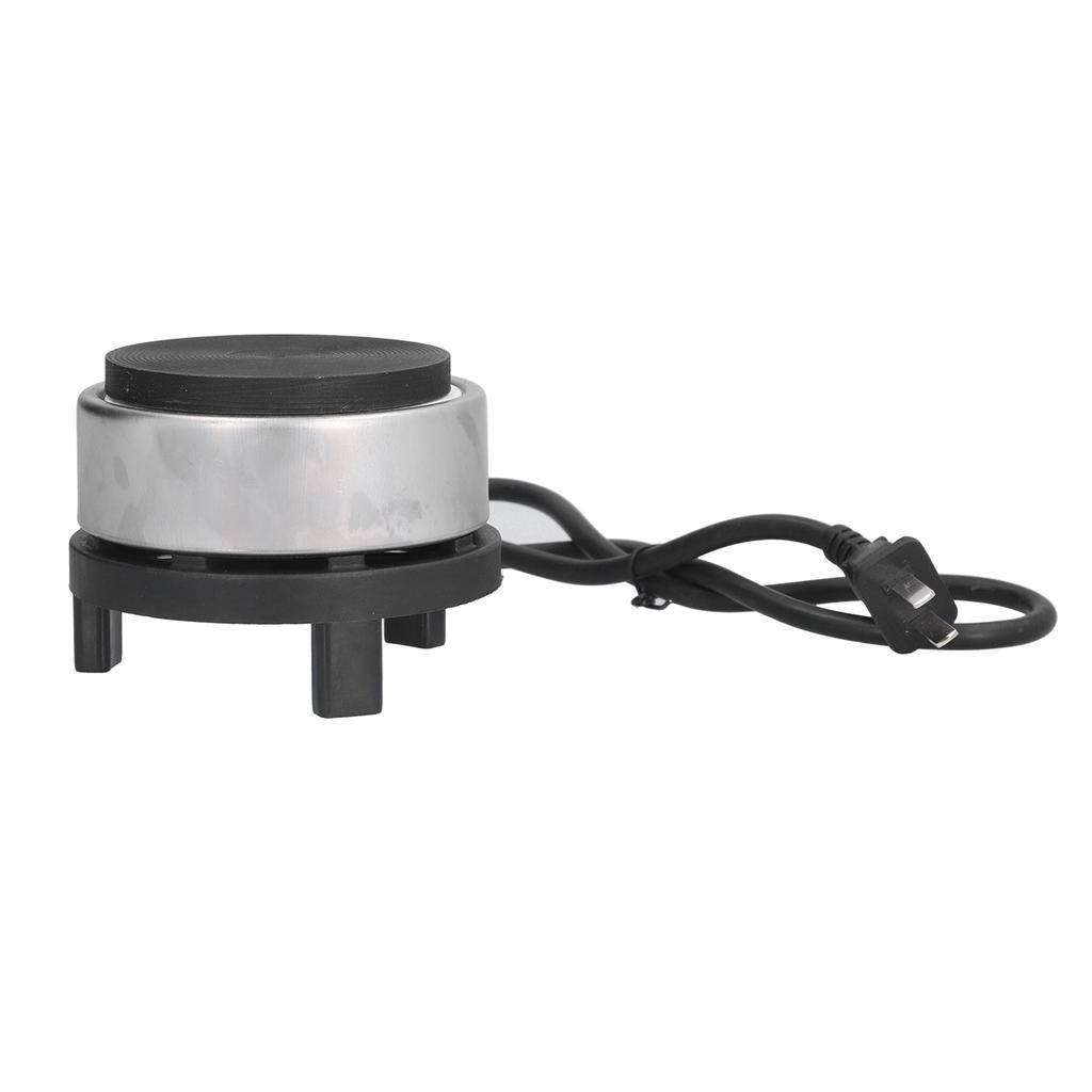 300W Mini Electric Stove Iron Hot Plate Tea Coffee Pot Warmer Heater for Home Office Dormitory