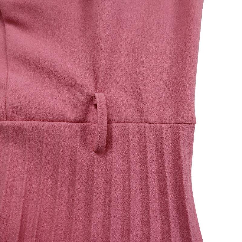 Женское летнее компрессионное платье с коротким рукавом и V-образным вырезом, с высокой талией, модное платье с завышенной талией