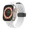 Силиконовый браслет Correa для Apple Watch Ultra band 46 мм 49 мм 45 мм 44 мм 42 мм 40 мм 41 мм Магнитный ремешок iWatch Series 10 9 8 SE 7