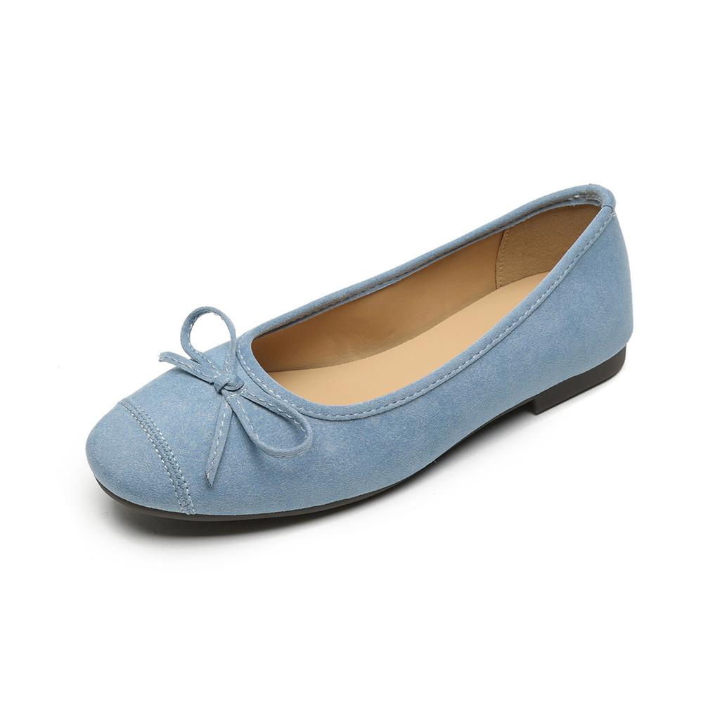 Fashion Women's Shoes 2025 New Fashion Comfortable Soft Sole Casual Shoes Women's Bow-knot Ballet Flats Shallow Mouth Round Toe Loafers