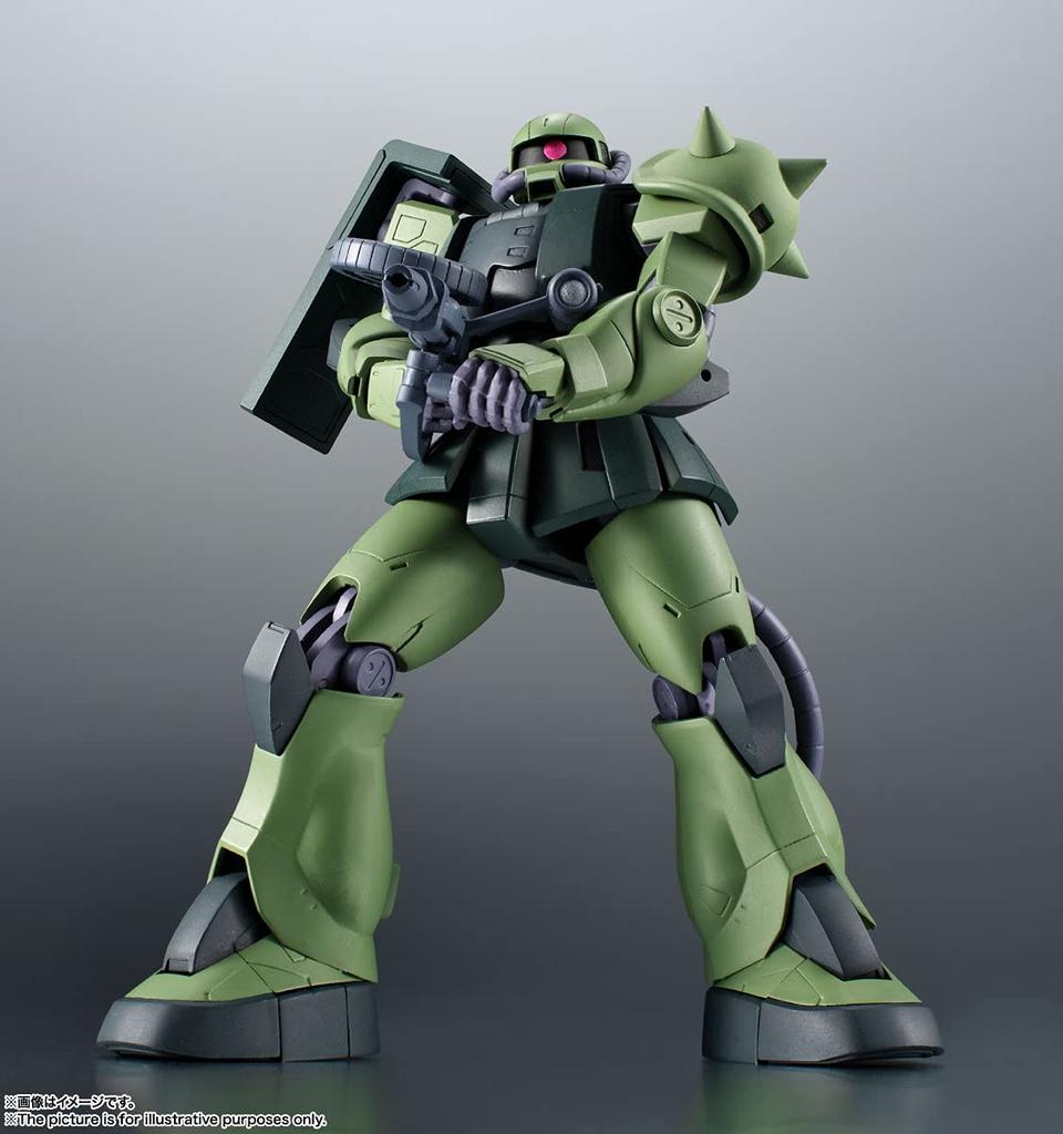 TAMASHII NATIONS ROBOT SPIRITS Mobile Suit Gundam The 08th MS Team Ground Type Zaku II Type JC Approximately 125mm PVC ABS Painted Movable Figure