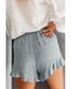 Azura Exchange High Waist Ruffle Shorts with Pockets