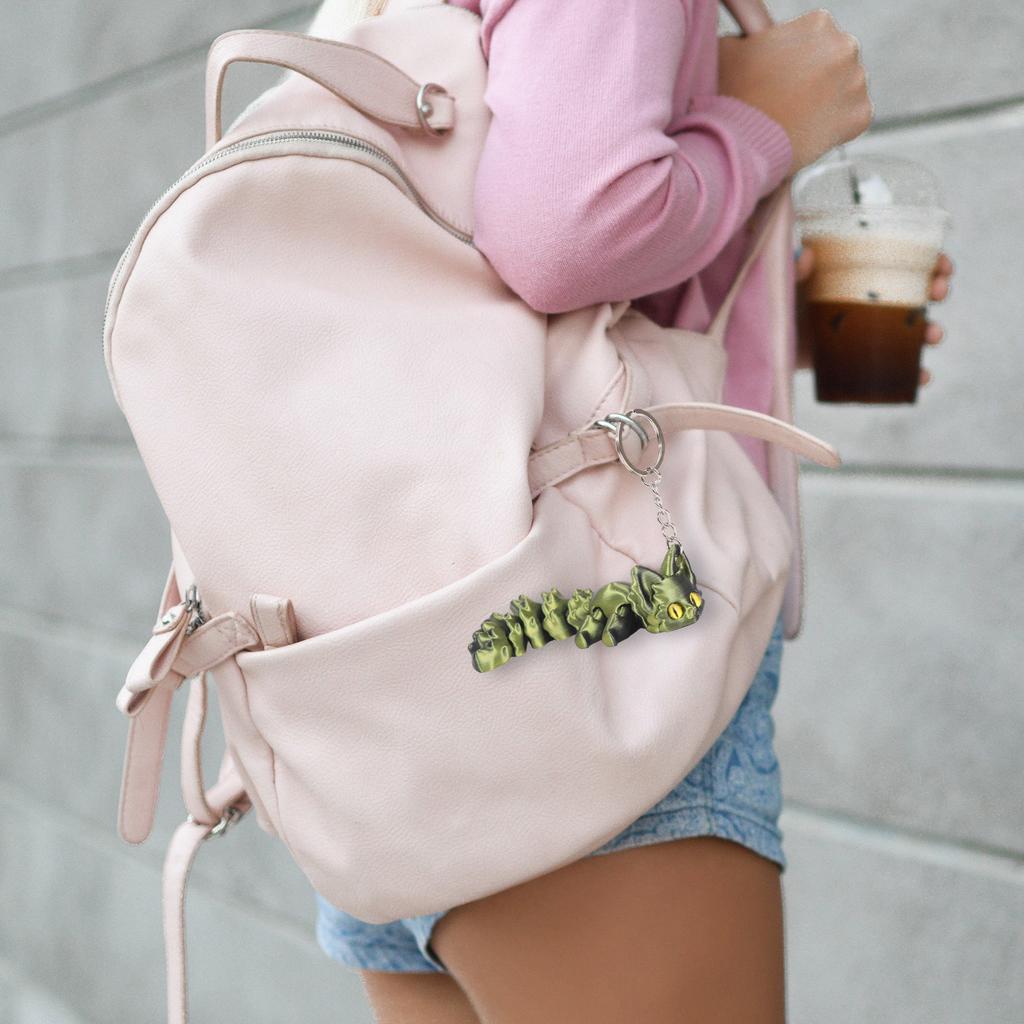 Высокоточный 3D брелок-шарм в виде лисы Легкий портативный аксессуар для ключей для поклонников аниме и коллекционеров подарков