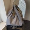 2024 осень новая модная сумка для покупок повседневная нейлоновая сумка женская сумка-тоут большой емкости сумка через плечо подмышкой