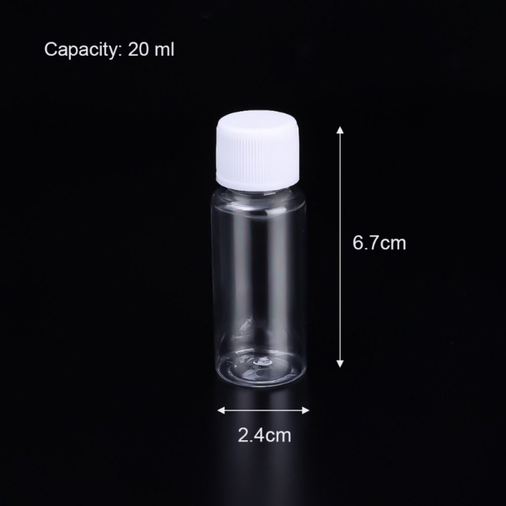 10Pcs Reusable Cosmetics Containers Plastic PET Lotion Container Seal Bottles  Shampoo Liquid Powder