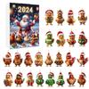 Home Decor 2024 Holiday Advent Calendar Advent Calendar Collectible 2D Funny Animal Set Commemorative Collectible Home Decor