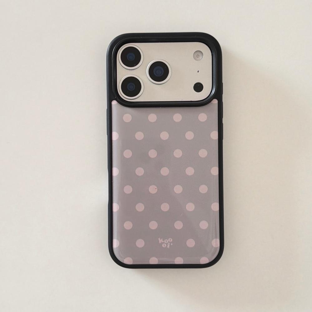 Ins цвет горошек подходят для чехла на мобильный телефон Apple 17 Pro iPhone16 персонализированный противоударный 15/14 парный защитный чехол