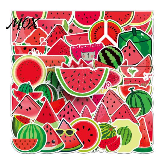 Assorted Fruit Stickers for Notebooks 50PCS Cartoon Watermelon Stickers, Waterproof Vinyl Decals, Summer Cute Decals Laptops DIY Crafts Water Bottles