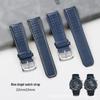 Совместимый Blue Angel 1-го, 2-го, 3-го поколений AT8020-54L/8020-03L Дышащий синий ремешок для часов из воловьей кожи