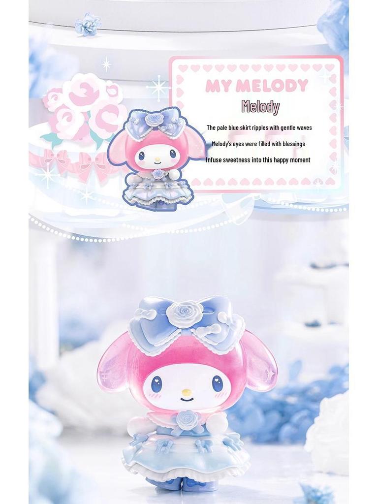 Серия «Романтическая свадьба семьи Sanrio» Милая кукла-фигурка Украшение