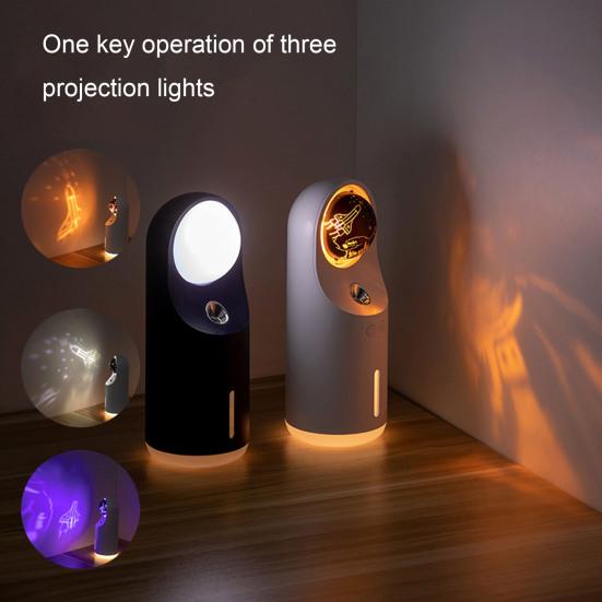 Креативный ультразвуковой увлажнитель воздуха, беспроводной герметичный увлажнитель воздуха с зарядкой через USB для общежития