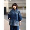 Summer New Chinese Style Vintage Denim Jacket For Men And Women, Loose Retro Button Washed Denim Top