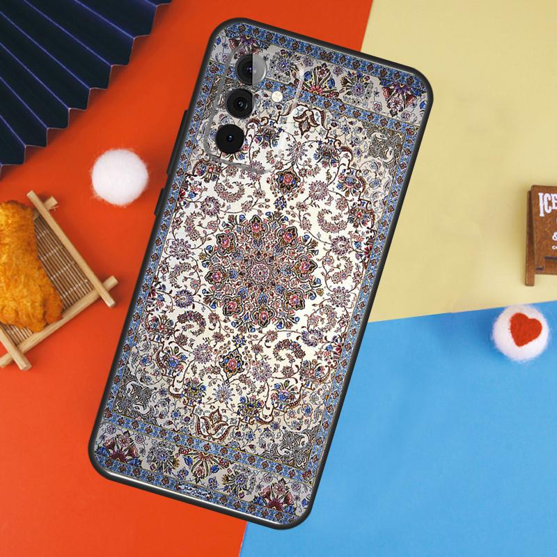 Персидский ковер Цветочный узор Чехол Для Samsung Galaxy A54 A34 A14 A55 A35 A33 A53 A13 A23 A17 A06 A16 A56 A36 A52 A32 A15