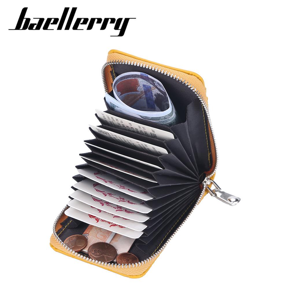 Женский короткий кошелек Baellerry на молнии, держатель для карт, многофункциональный кошелек, модный кошелек для ключей и монет, сумка для карт из искусственной кожи