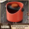 Creative Coffee Grounds Storage Bucket Splash-proof Espresso Dump Bin  Desktop Storage Box