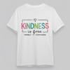 Women's Plus Size Classic T-Shirt Colorful Kindness Free Sprinkle Quote Tee USA