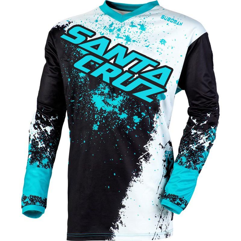 Mens Off-Road Motorcycle Riding Suit Mountain Bike Downhill Jersey Breathable Quick-Dry Cycling Apparel