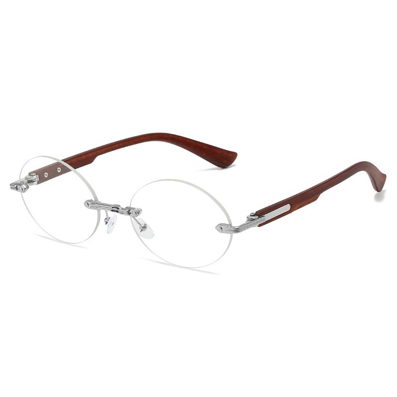 Поляризованные Безободковые Винтажные Тренд Овальные Солнцезащитные Очки Женские Мужские Изысканные Роскошные Солнцезащитные Очки Для Вождения Рыбалки Мужские Женские Очки