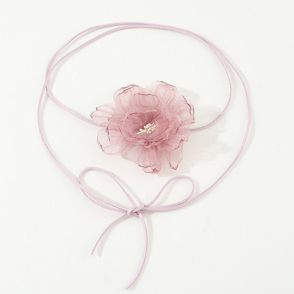 Wax Line Hand-tied Necklaces Y2K Choker fashion Leather wax necklace