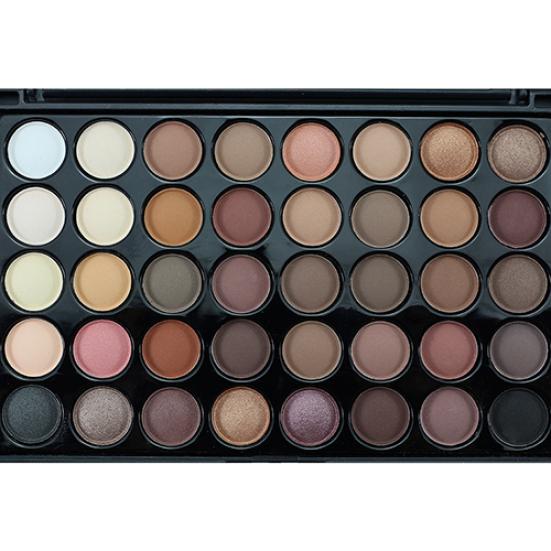 Длительные тени для век 40 цветов Палитра теней для макияжа Набор косметических инструментов