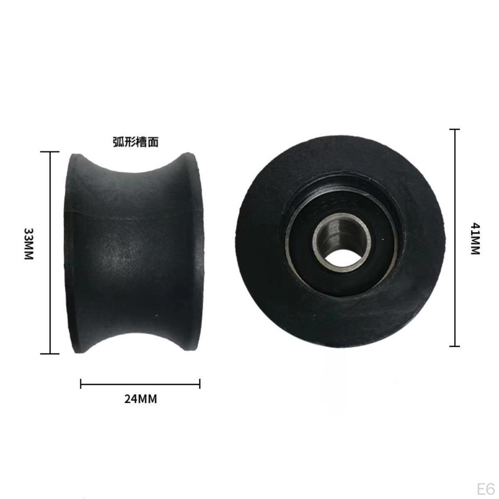 Нейлоновый одинарный подшипник серии 6000, ременной шкив, аксессуары, запасные части для ремонта, универсальная замена для